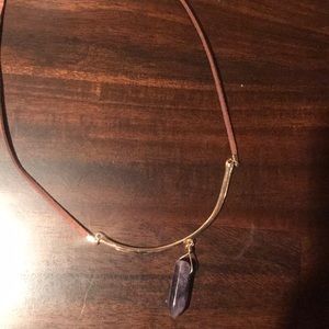 Purple Stone Necklace
